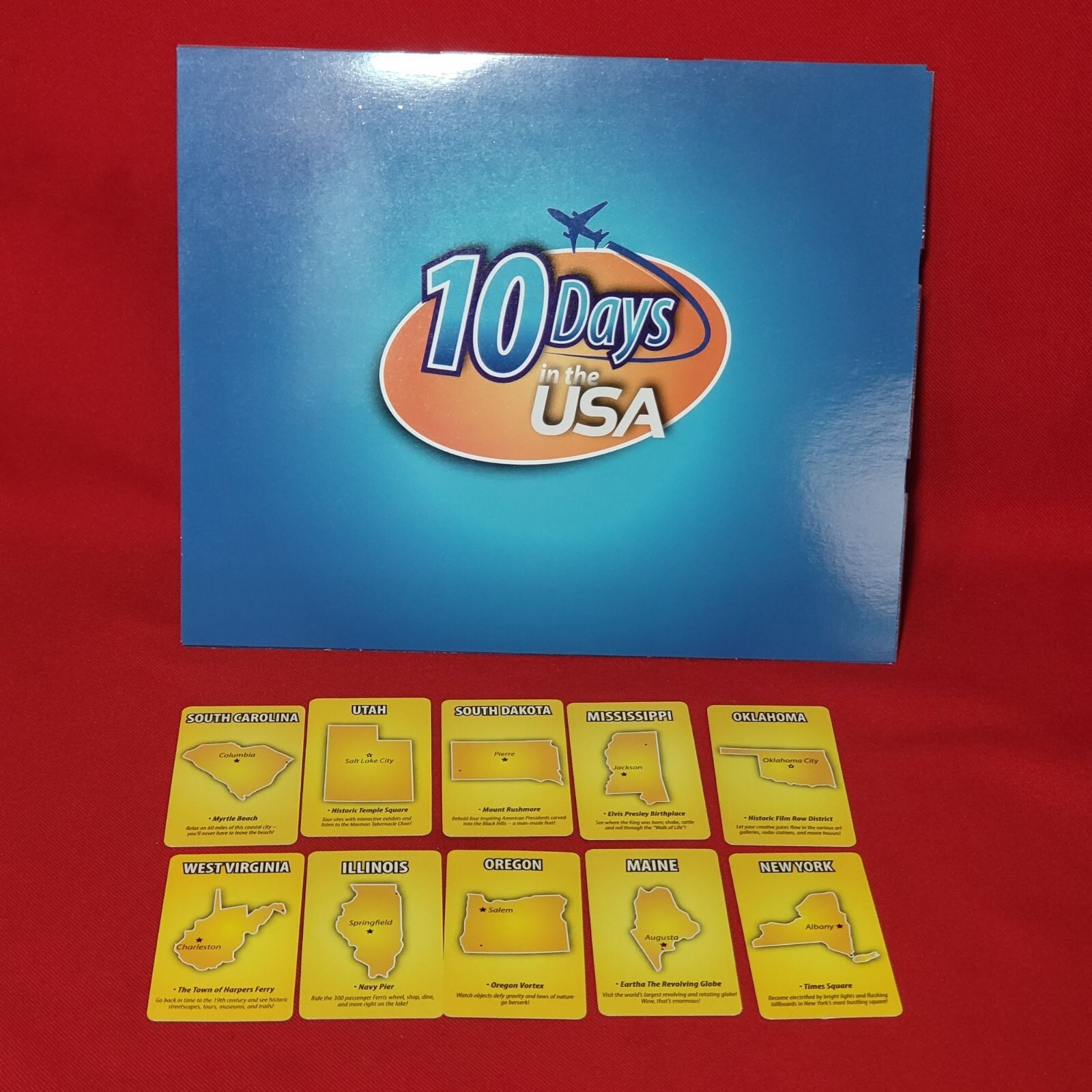 10 Days in the USA Family Board Game Every Game is a New Vacation