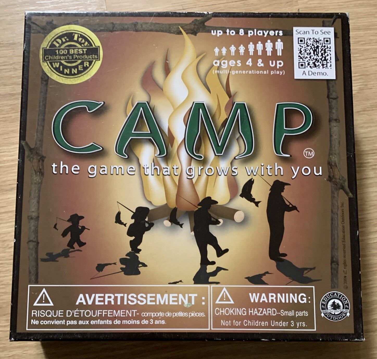**100% COMPLETE** CAMP Board game up to 8 players, Dr. Toy Award Winner