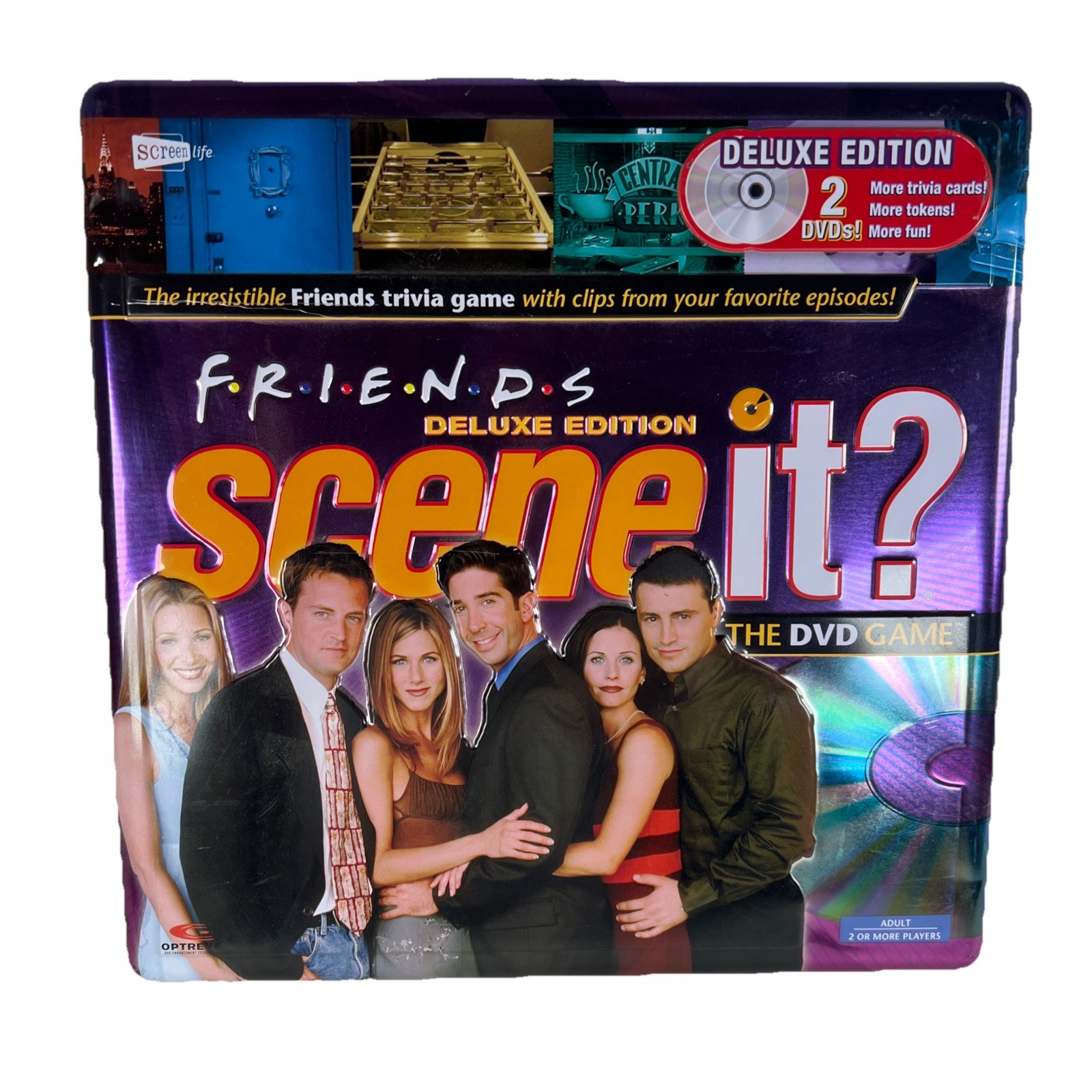 Friends Scene It DVD Game Deluxe Edition COMPLETE ScreenLife 2005 TV Show Trivia