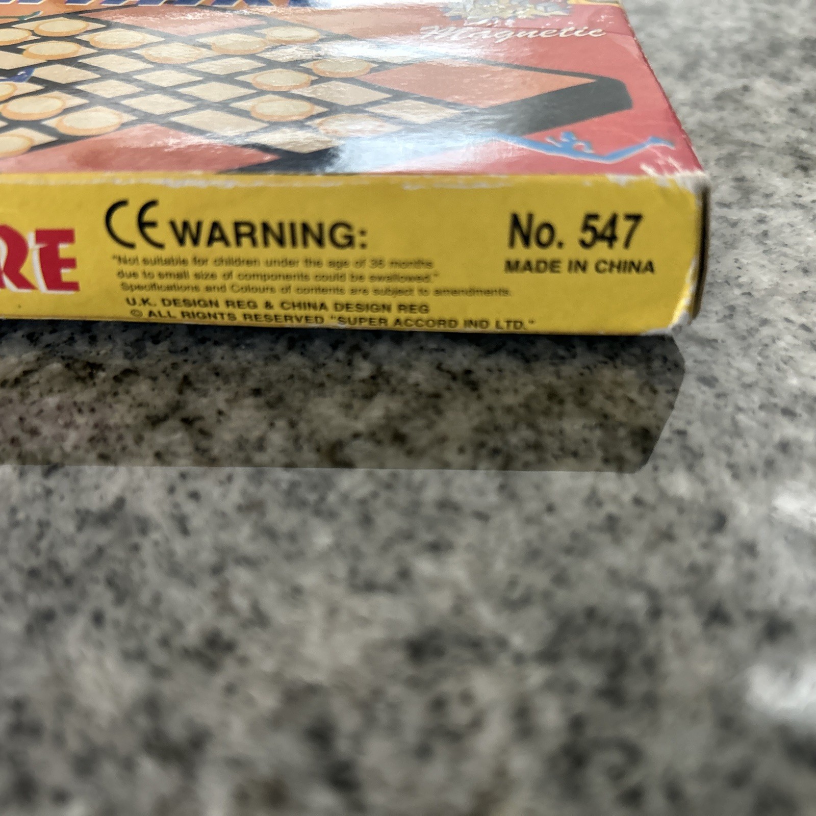 Vintage Mini Magnetic Travel Game Solitaire Theme Pocket Game