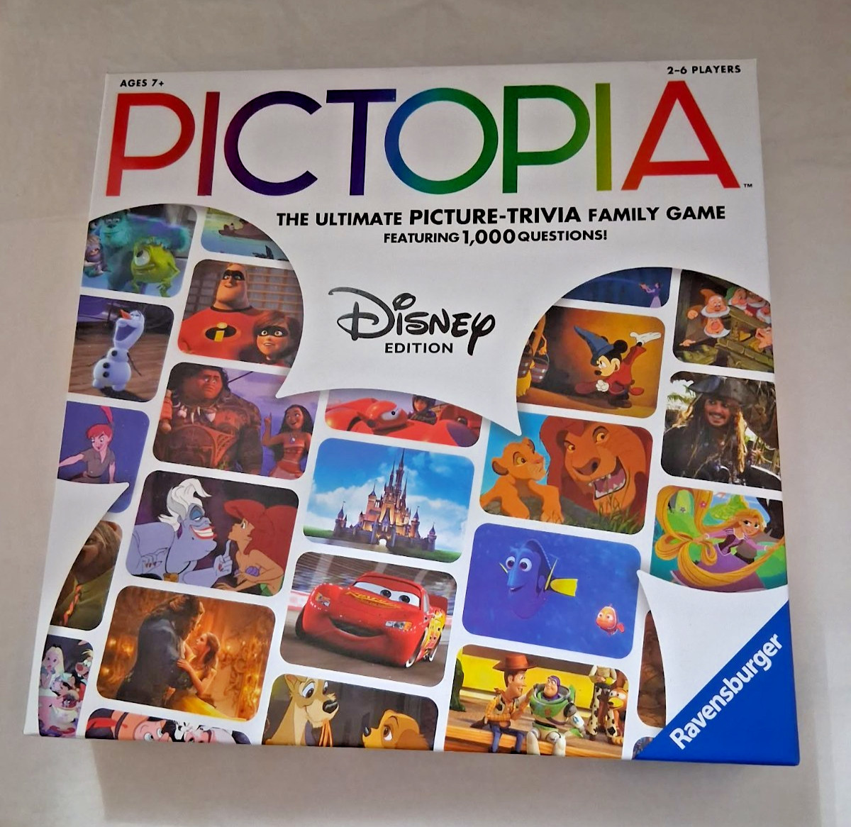 Pictopia Disney Edition The Ultimate Picture Trivia Family Game Ravensburger