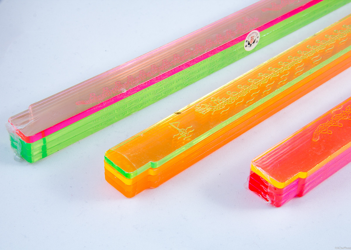 Set of 4 Chinese traditional dragonboat Mahjong Mahjiang Rack Ruler 17” NEW