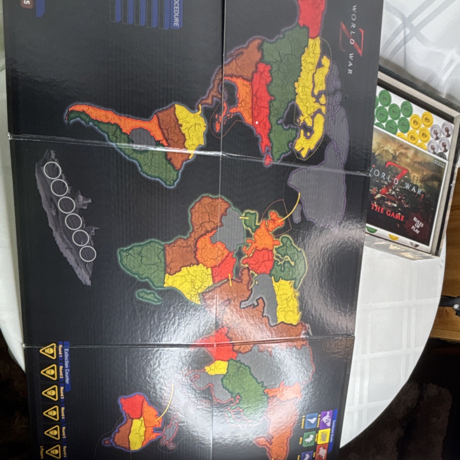 University Games World War Z Board Game Dice Tokens Cards Ages 12+ 2-4 Players