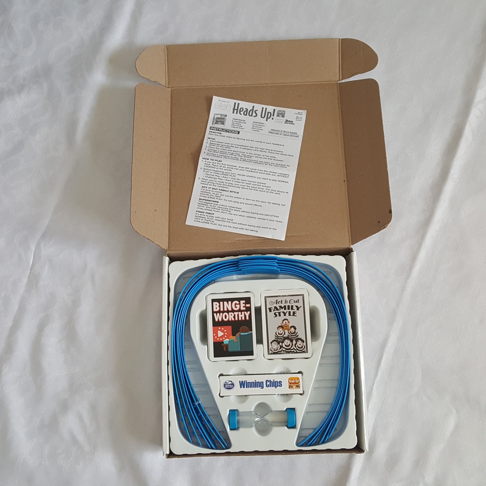 Heads Up Party Game 3rd Edition As Seen On Ellen Family Game Age 8+ Spin Master