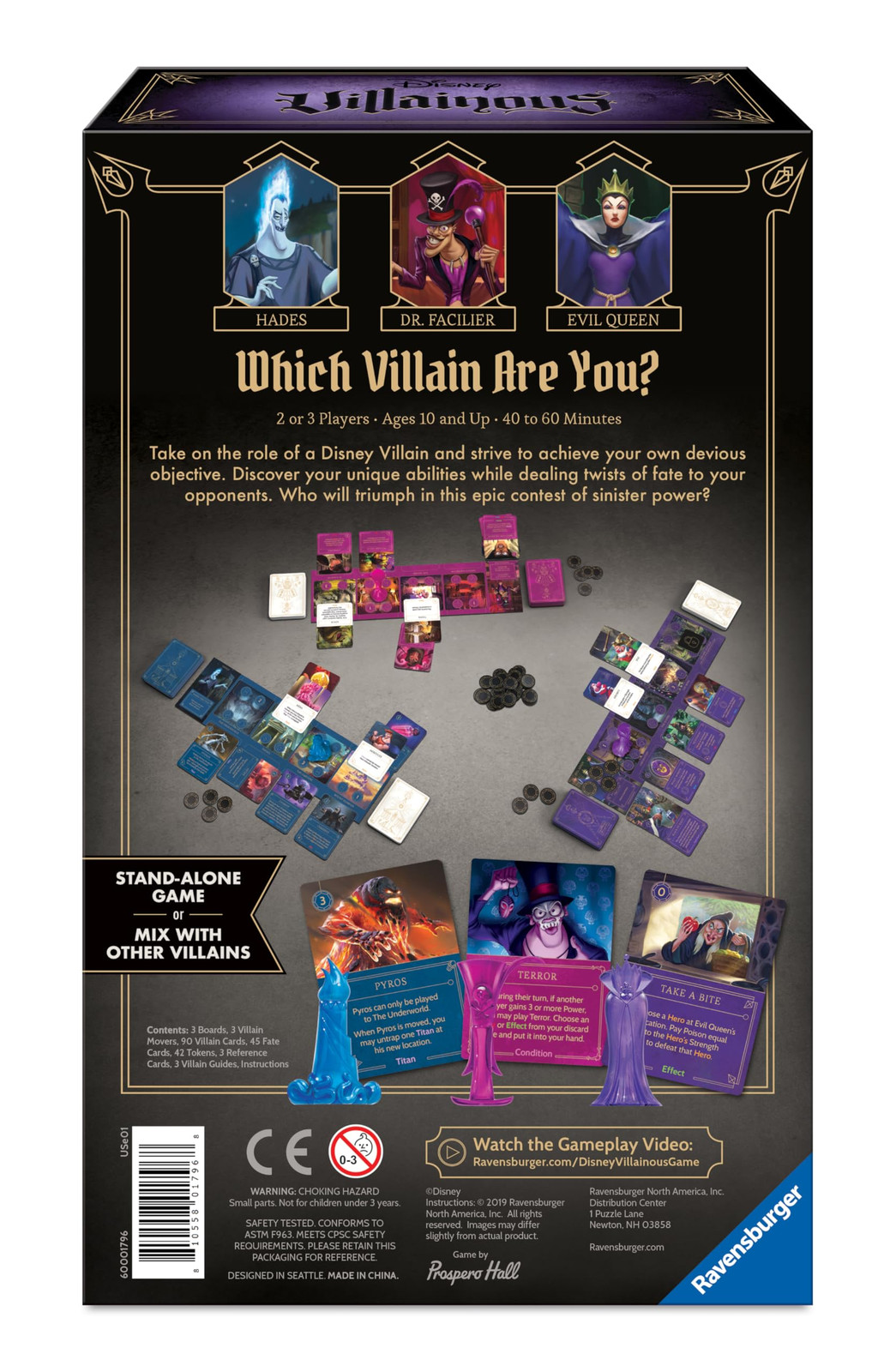 Disney Villainous Wicked To The Core Strategy Board Game for 6 Players