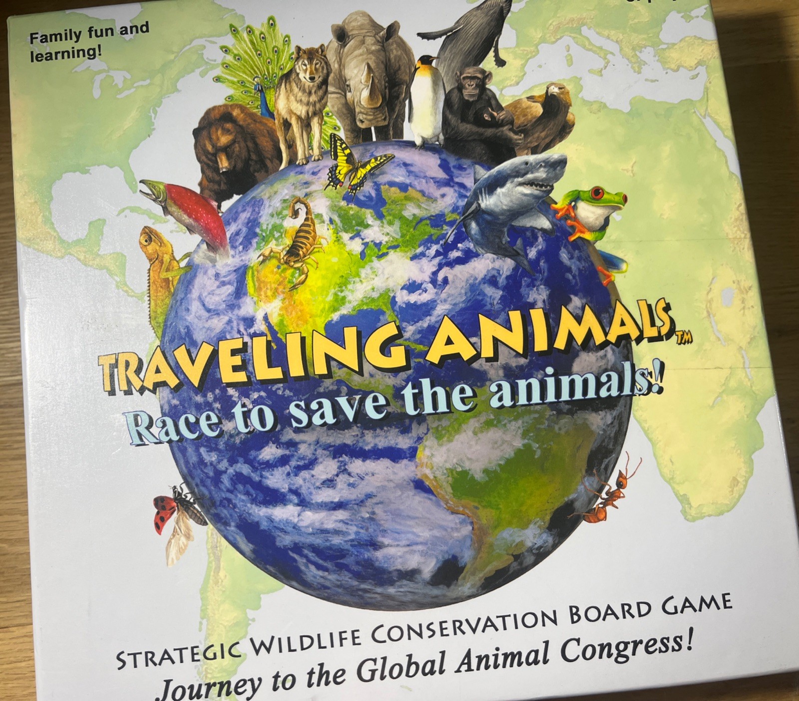 Traveling Animals Race To Save The Animals Board Game