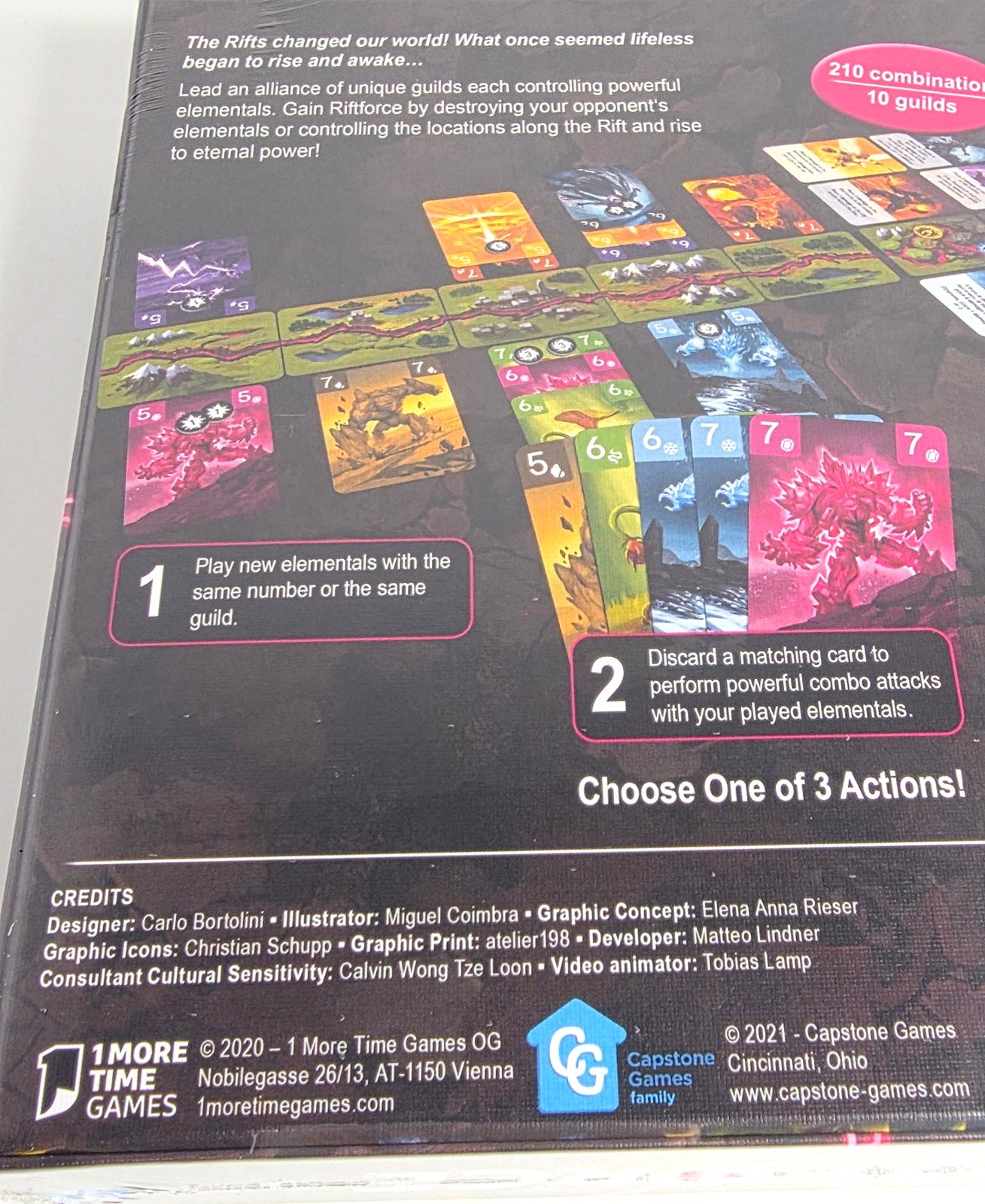 Capstone Games Riftforce Strategy Board Game