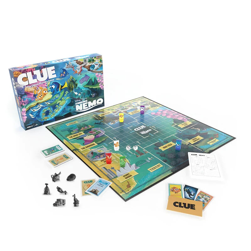 FINDING NEMO CLUE 8+ 2-6 PLAYERS 60+ MINUTES + FREE DVD