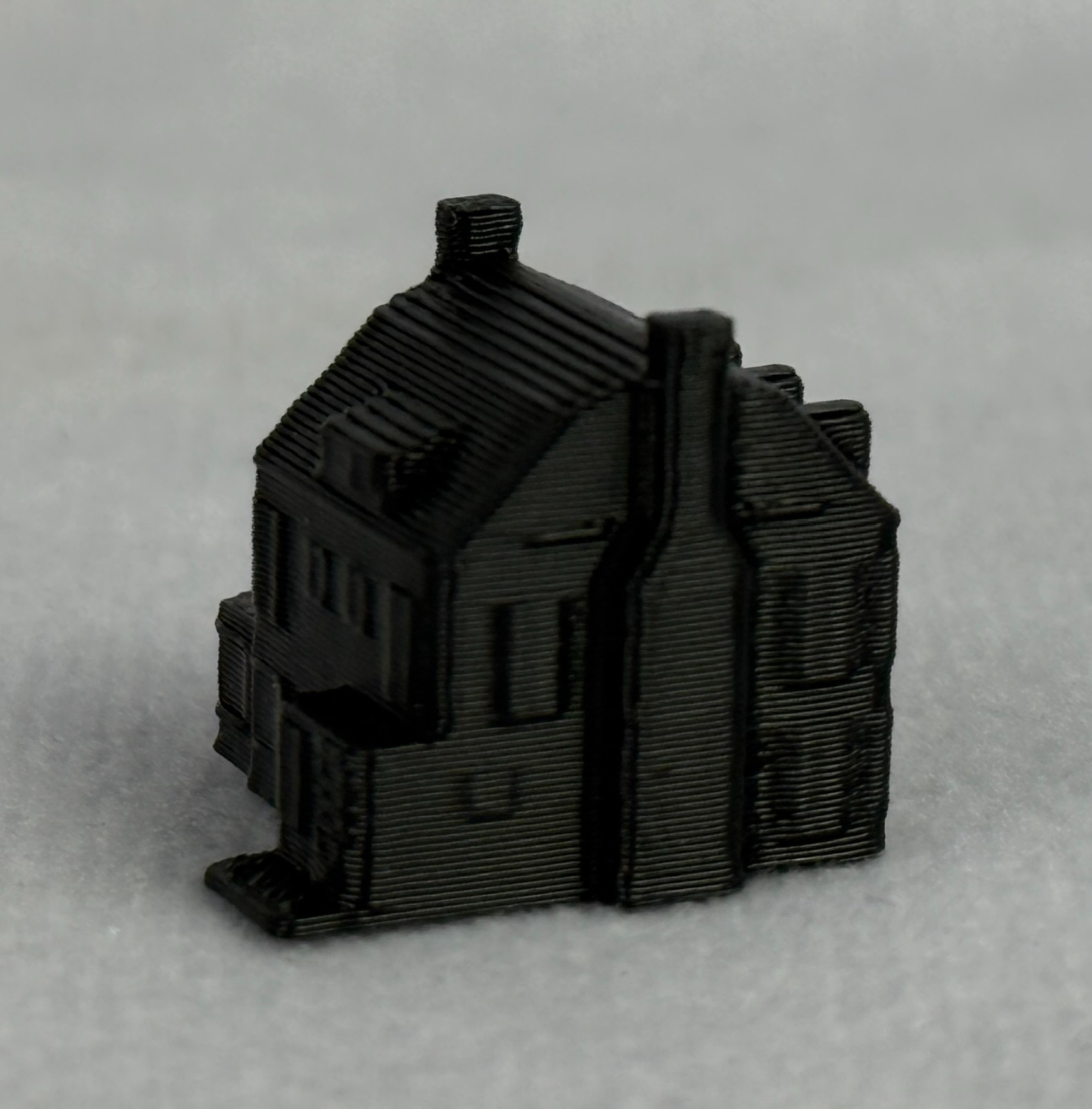 Amityville Horror 1979 Movie House Monopoly Game Piece Black with Orange Windows