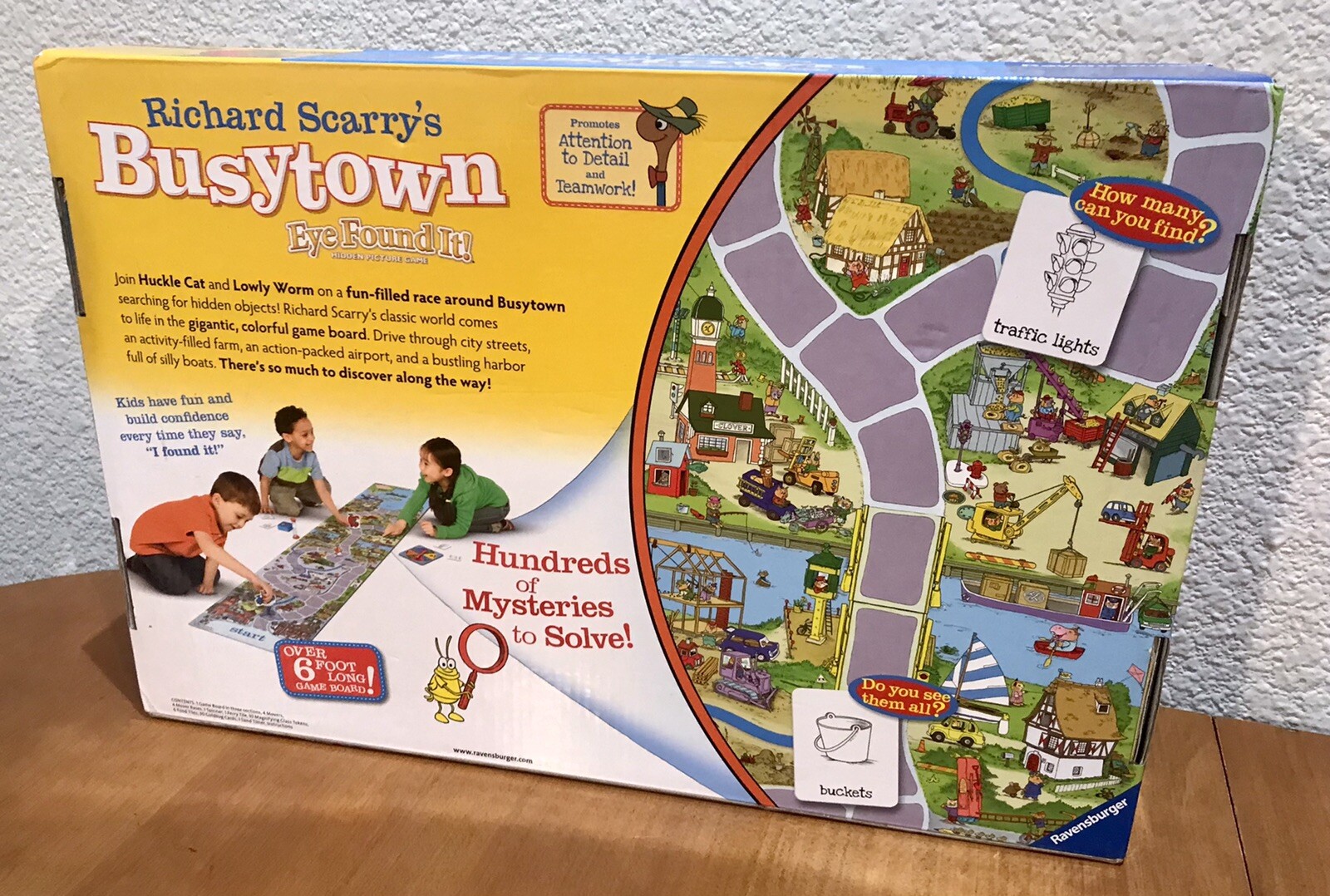 ✅Busytown Eye Found It Game Wonder Forge Richard Scarry’s Hidden Objects Kids