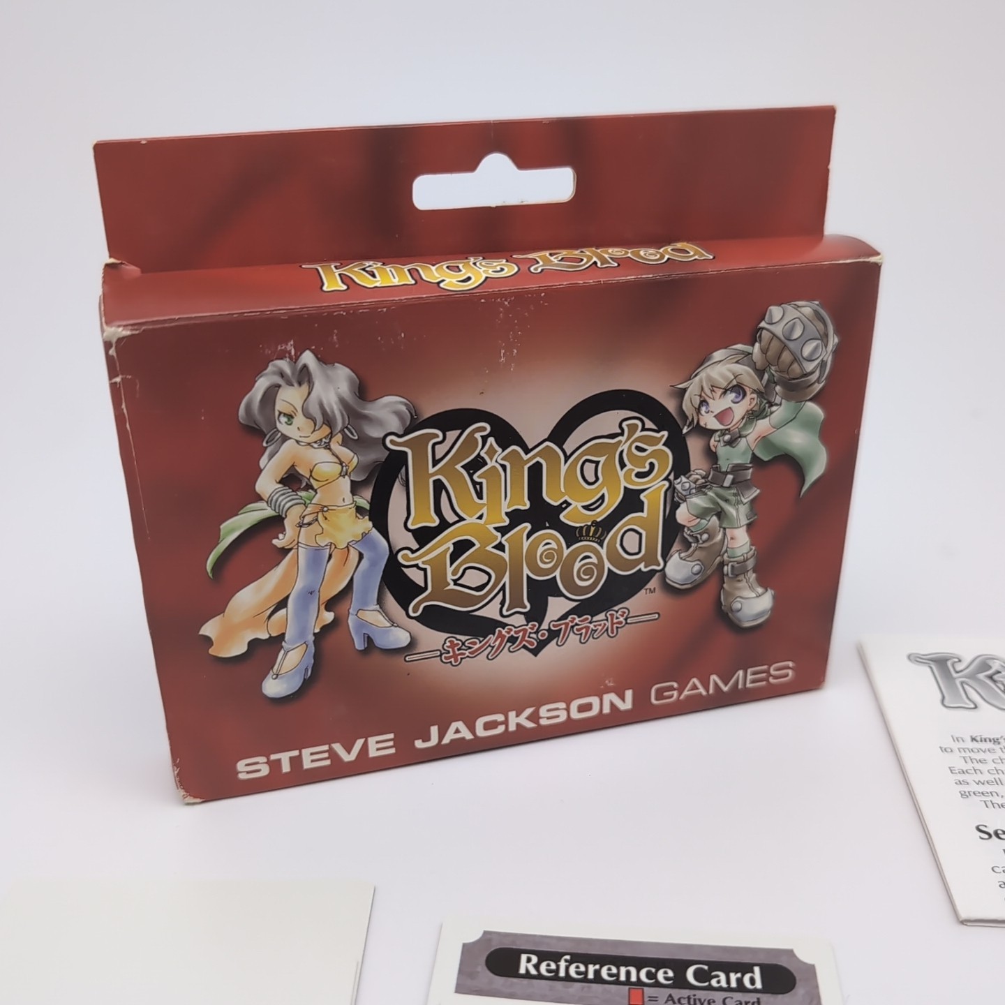 King’s Blood Card Game – Steve Jackson Games – RARE 2003 100% Complete Nice