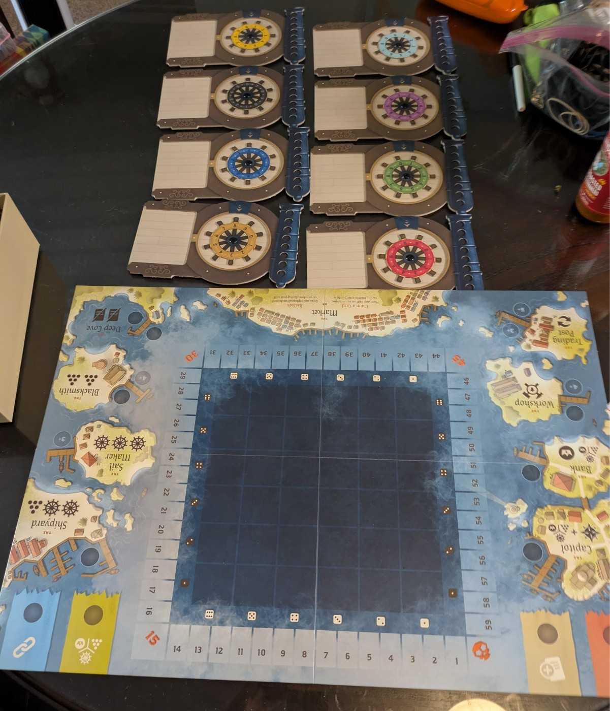 Seas of Havoc Captains Deluxe Edition war+ strategy Board Game 1-5 players