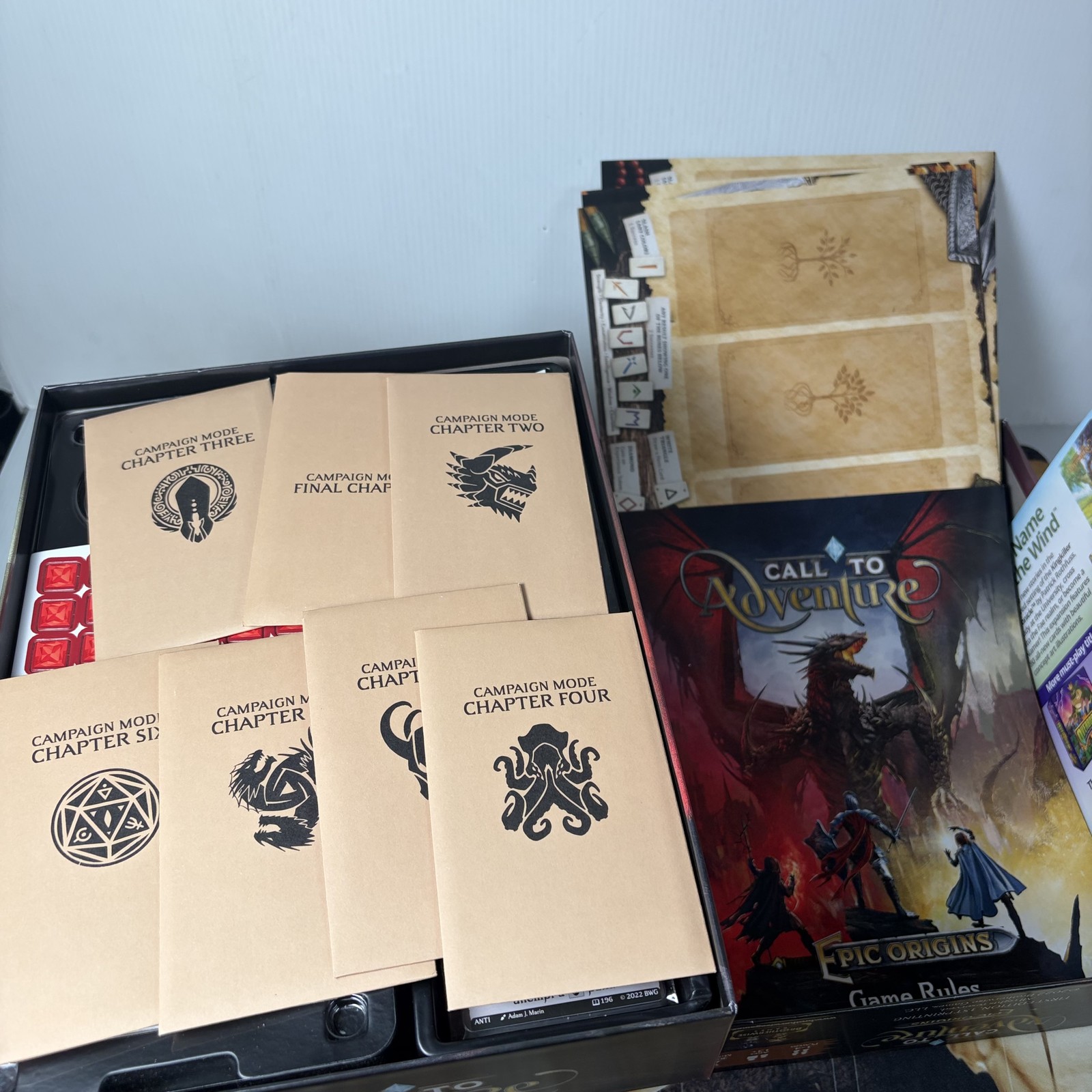 HUGE Call to Adventure Kickstarter Bundle w/ Core Game, 3 Expansions & Playmat