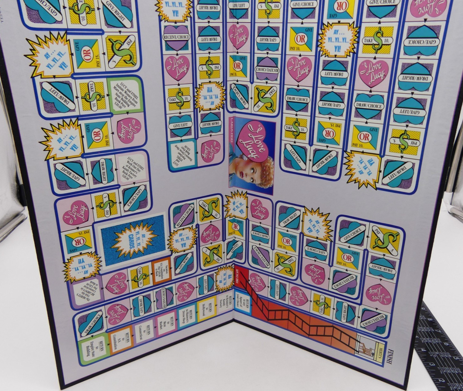 1990 The I Love Lucy Board Game Replacement Board Part Only Talicor
