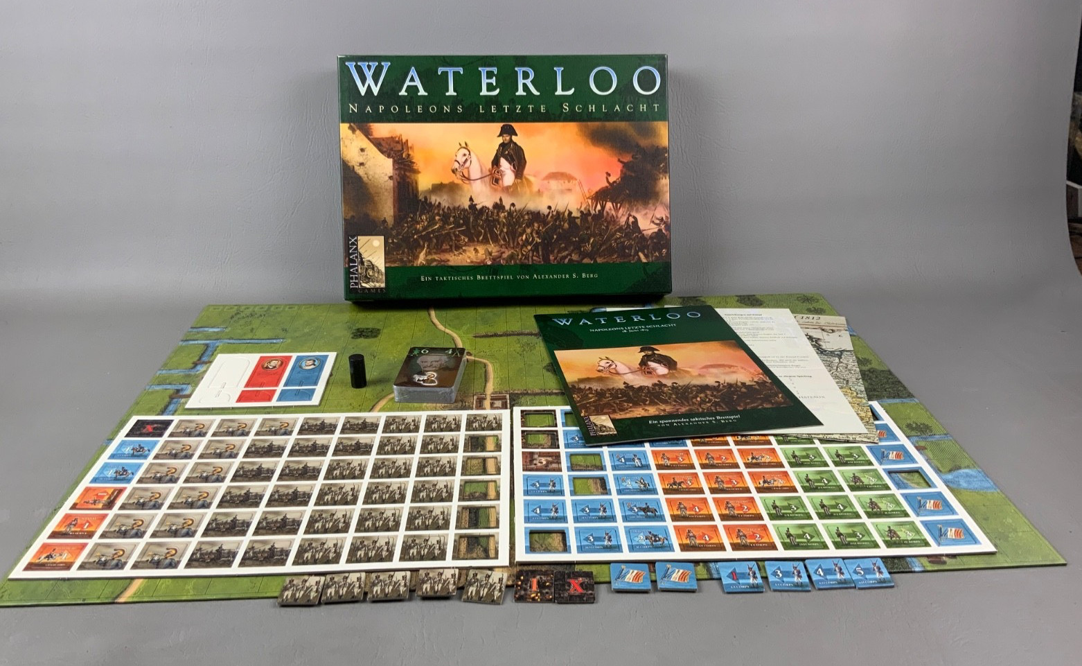 Waterloo Napoleon’s Letzte Schlacht – Strategy Board Game – Phalanx 2002