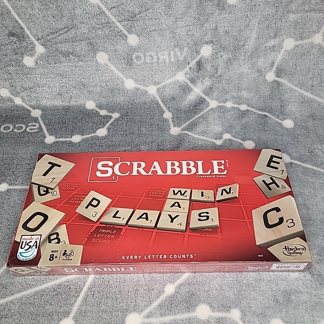 Hasbro Classic Scrabble Board Game for Kids Family Multi-Player Fun New Sealed
