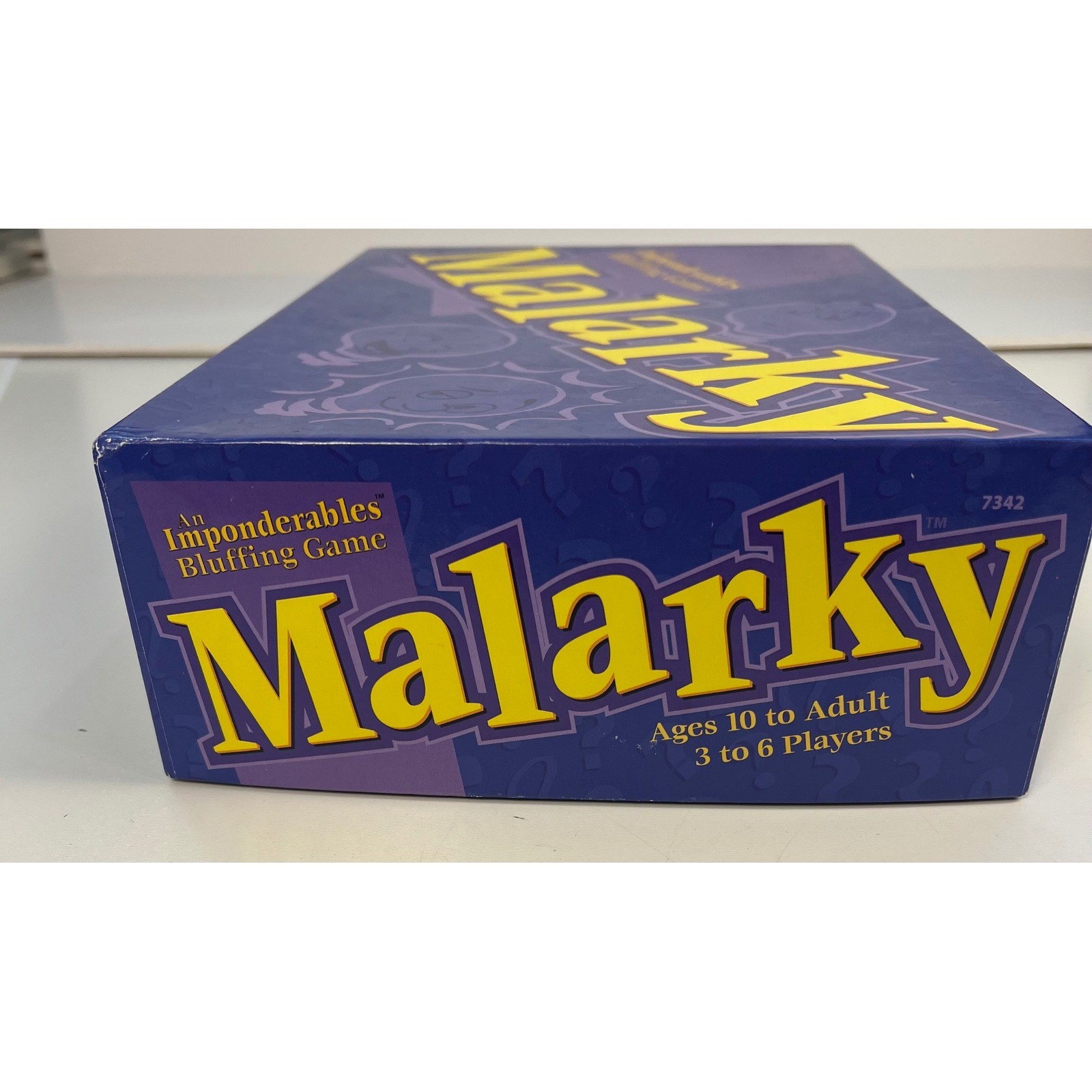 Malarky An Bluffing Board Game Patch Products 1997 Complete Vintage Complete