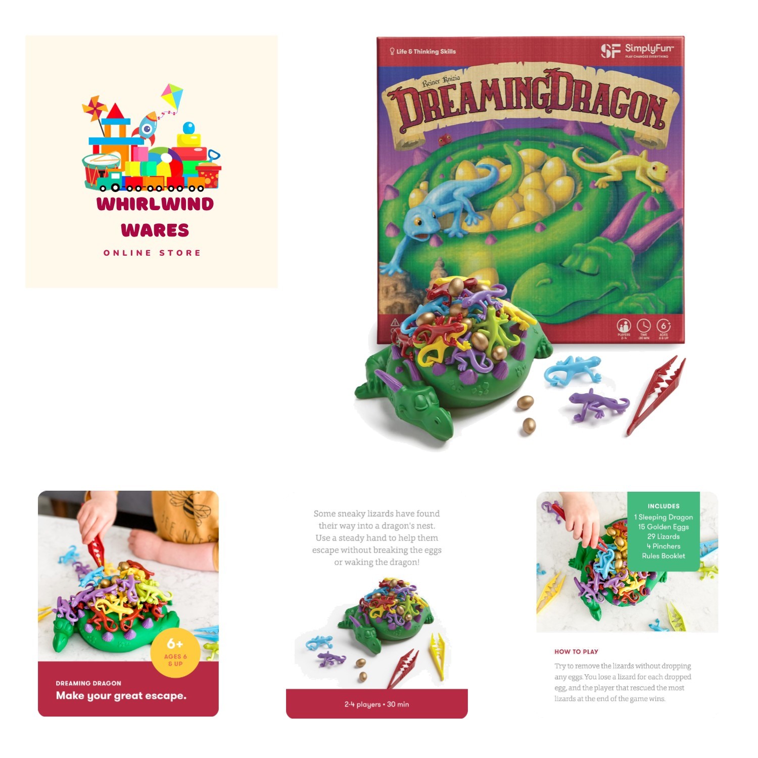Dreaming Dragon Game for Kids – Educational Fun with Hand-Eye Coordination
