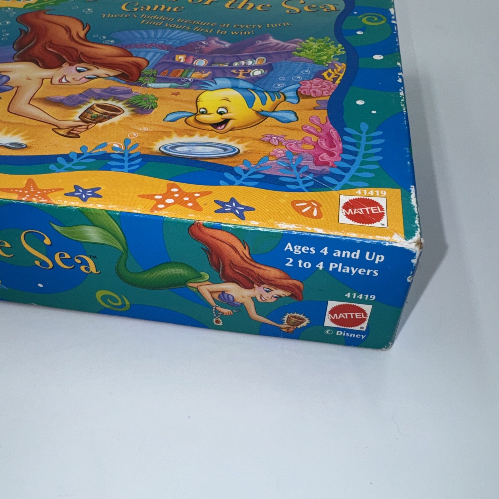 Disney’s The Little Mermaid Secrets Of The Sea Board Game VTG 1997 Complete!
