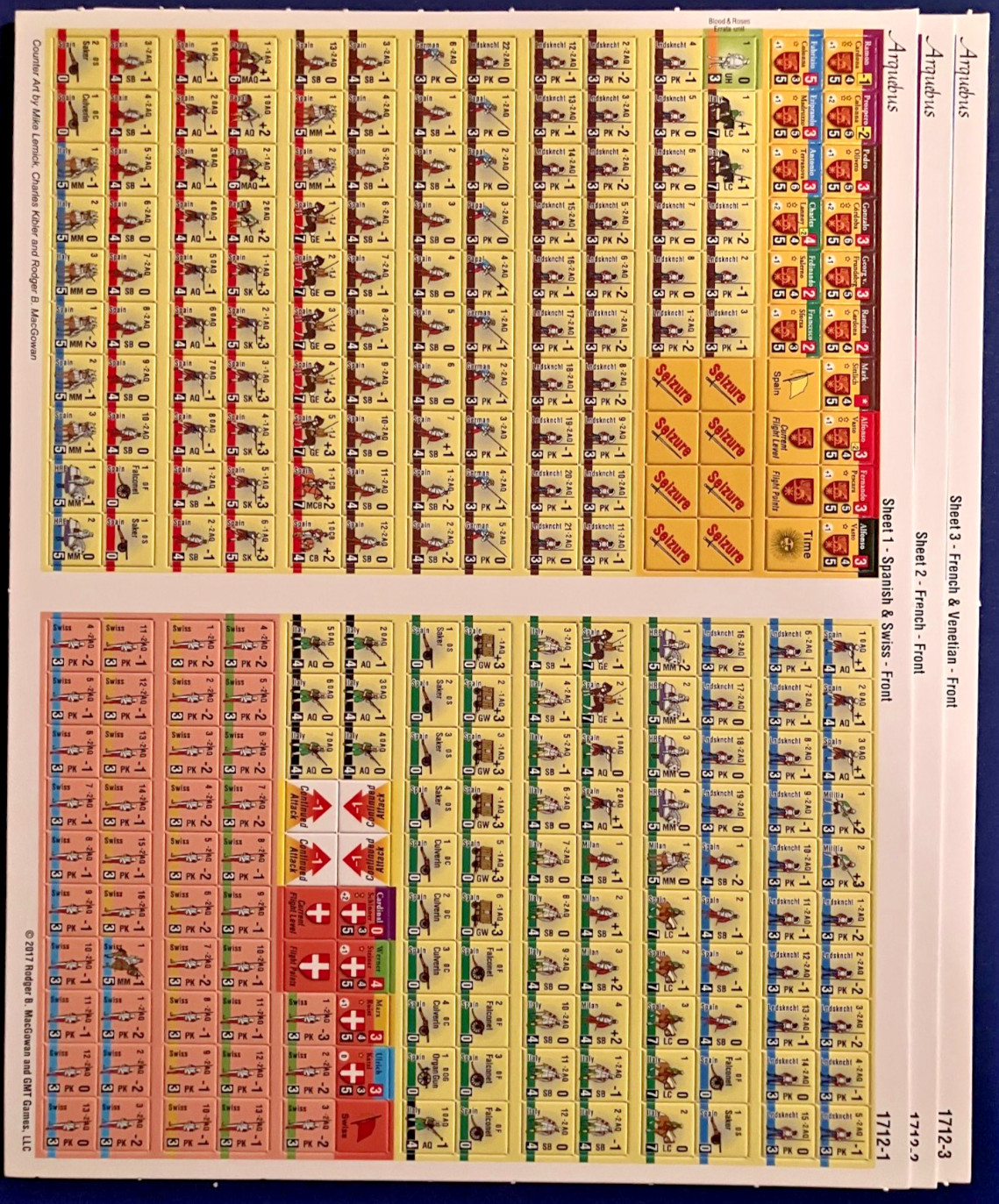 Arquebus: The Battles for Northern Italy, 1495-1544 (GMT Games)
