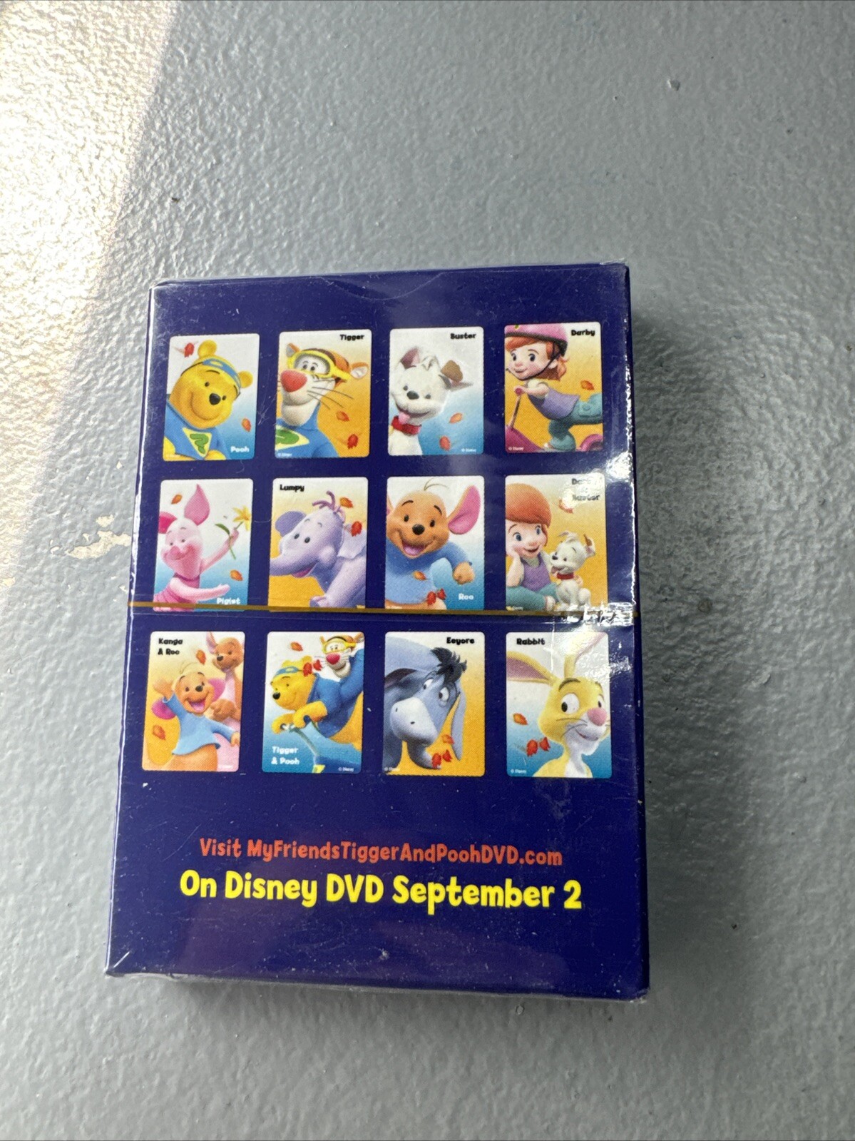Toy Game Tiger and Pooh Matching Card Game SEALED