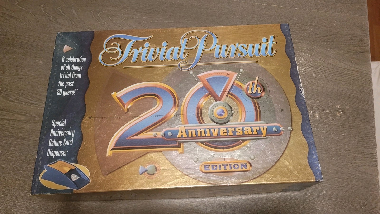Vintage Trivial Pursuit 20th Anniversary Edition Hasbro Board Game 2002 Complete