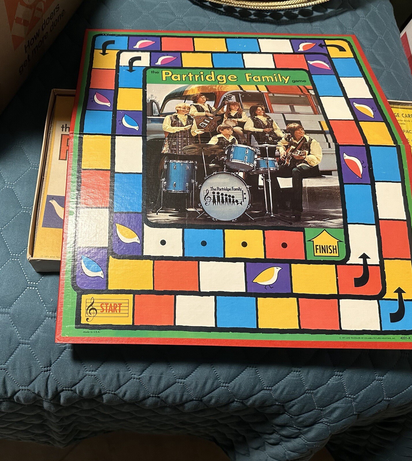 VINTAGE 1971 PARTRIDGE FAMILY COMPLETE ~ Sealed PCS ~ MILTON BRADLEY BOARD GAME