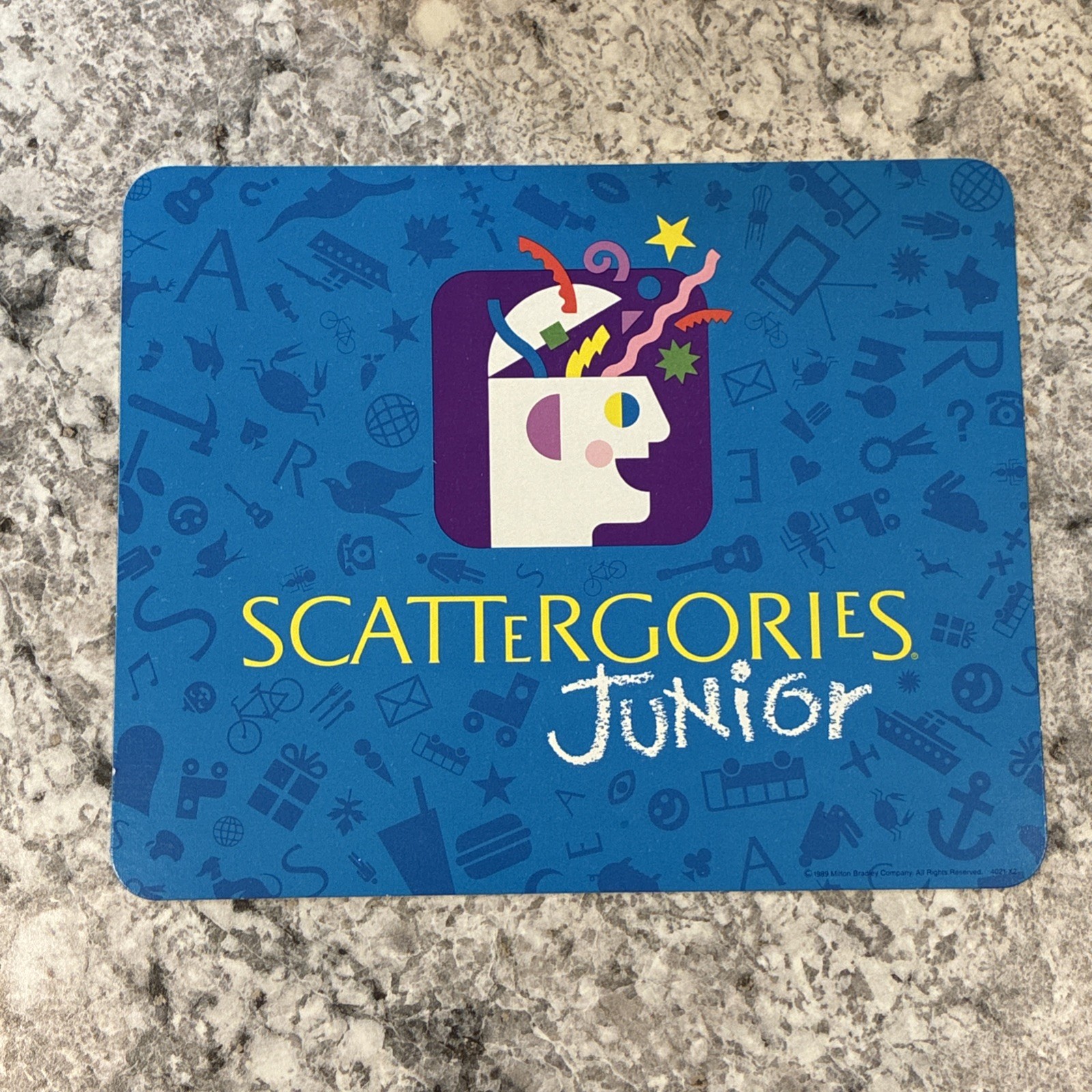 Scattergories Junior Milton Bradley 1989 Words Party Kids Family 100% Complete
