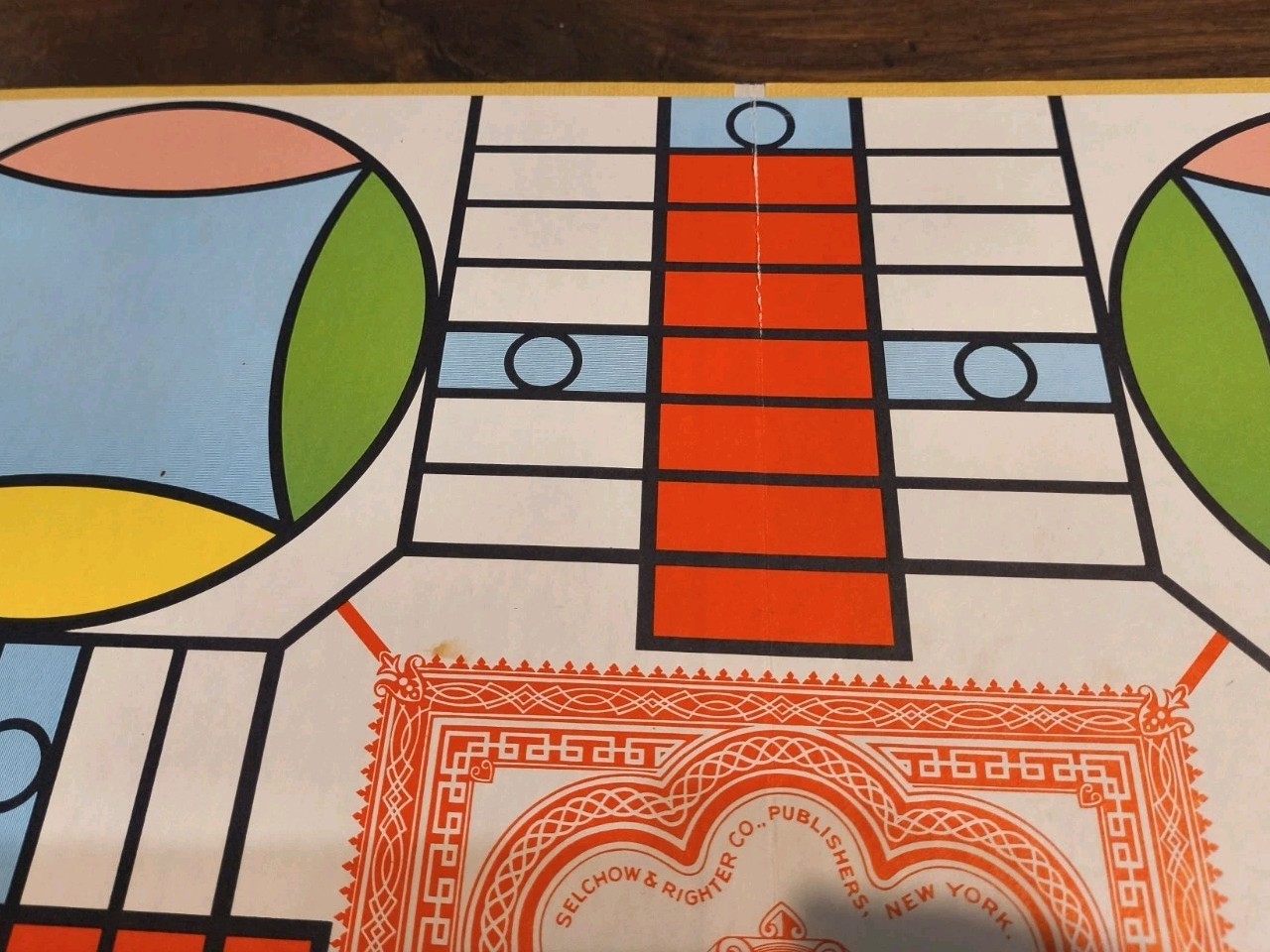 Vintage 1964 Parcheesi Board Game Gold Seal Edition Complete