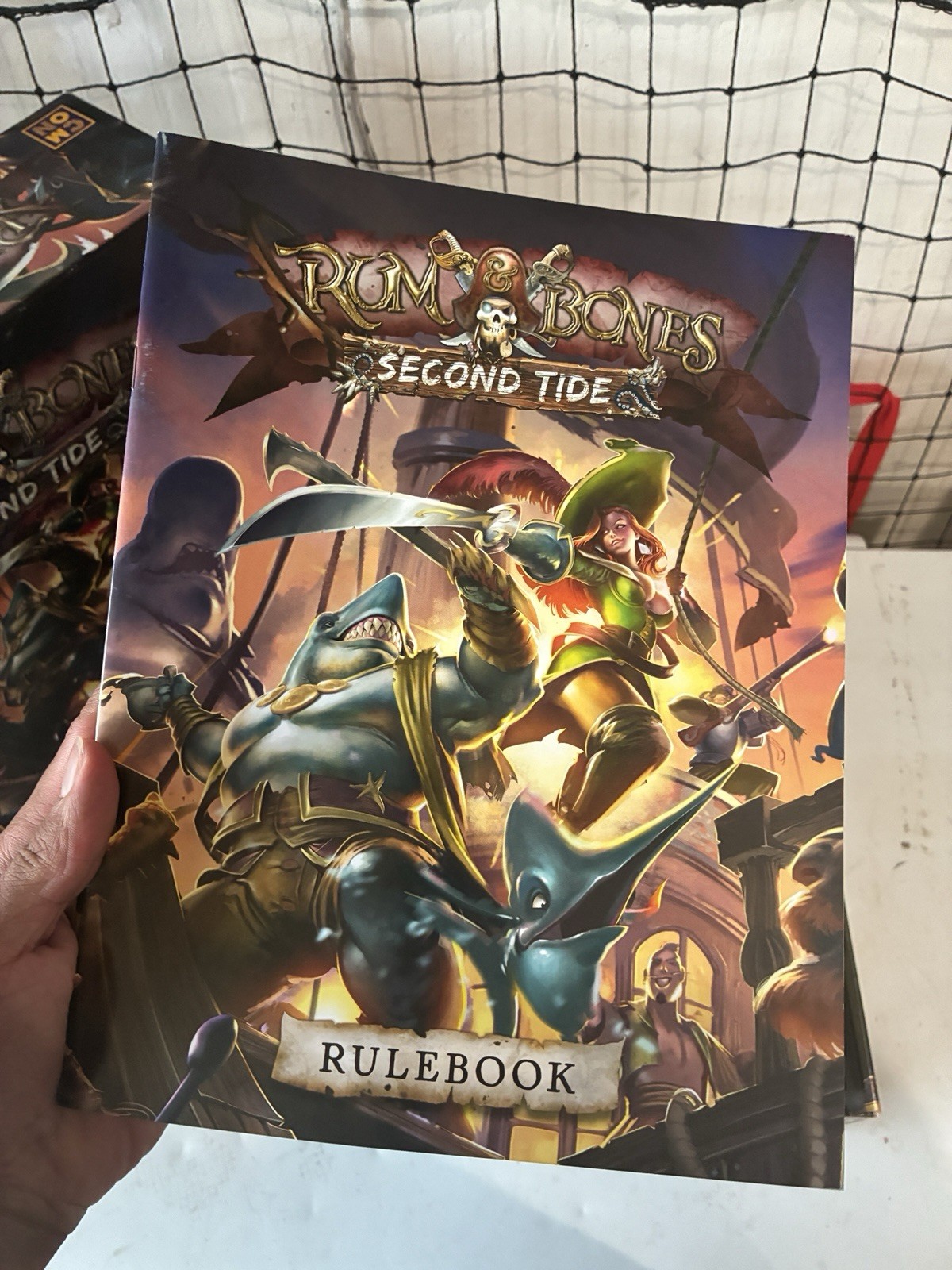 Boardgame Rum & Bones – Second Tide + 3 Faction Expansions – Used