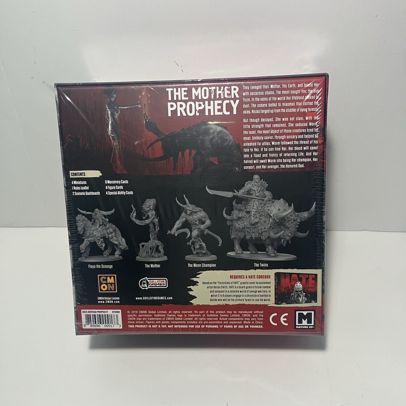 HATE by CMON – Kickstarter Exclusive – The Mother Prophecy Expansion Sealed
