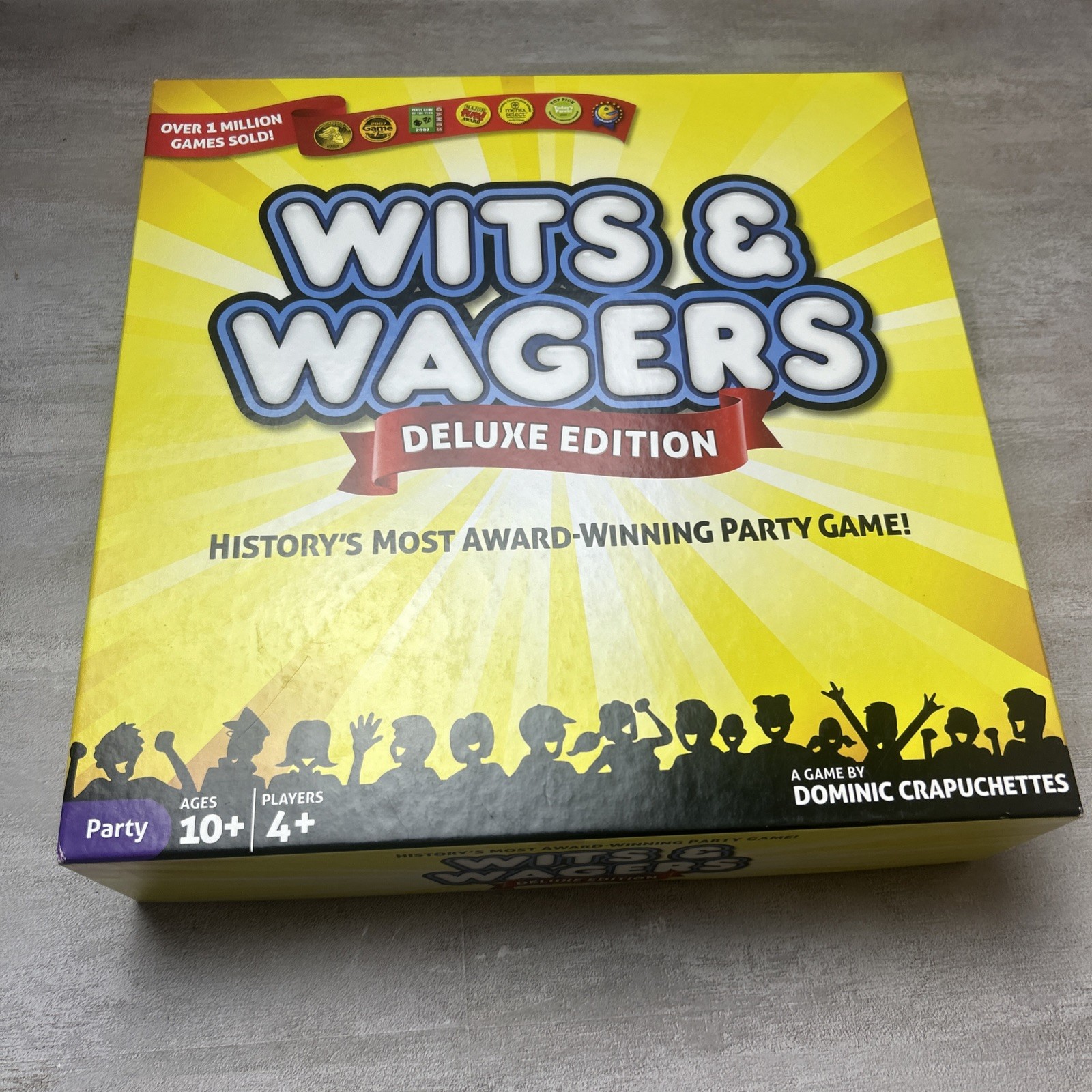Wits & Wagers Deluxe Edition Family Party Board Game North Star Games Complete