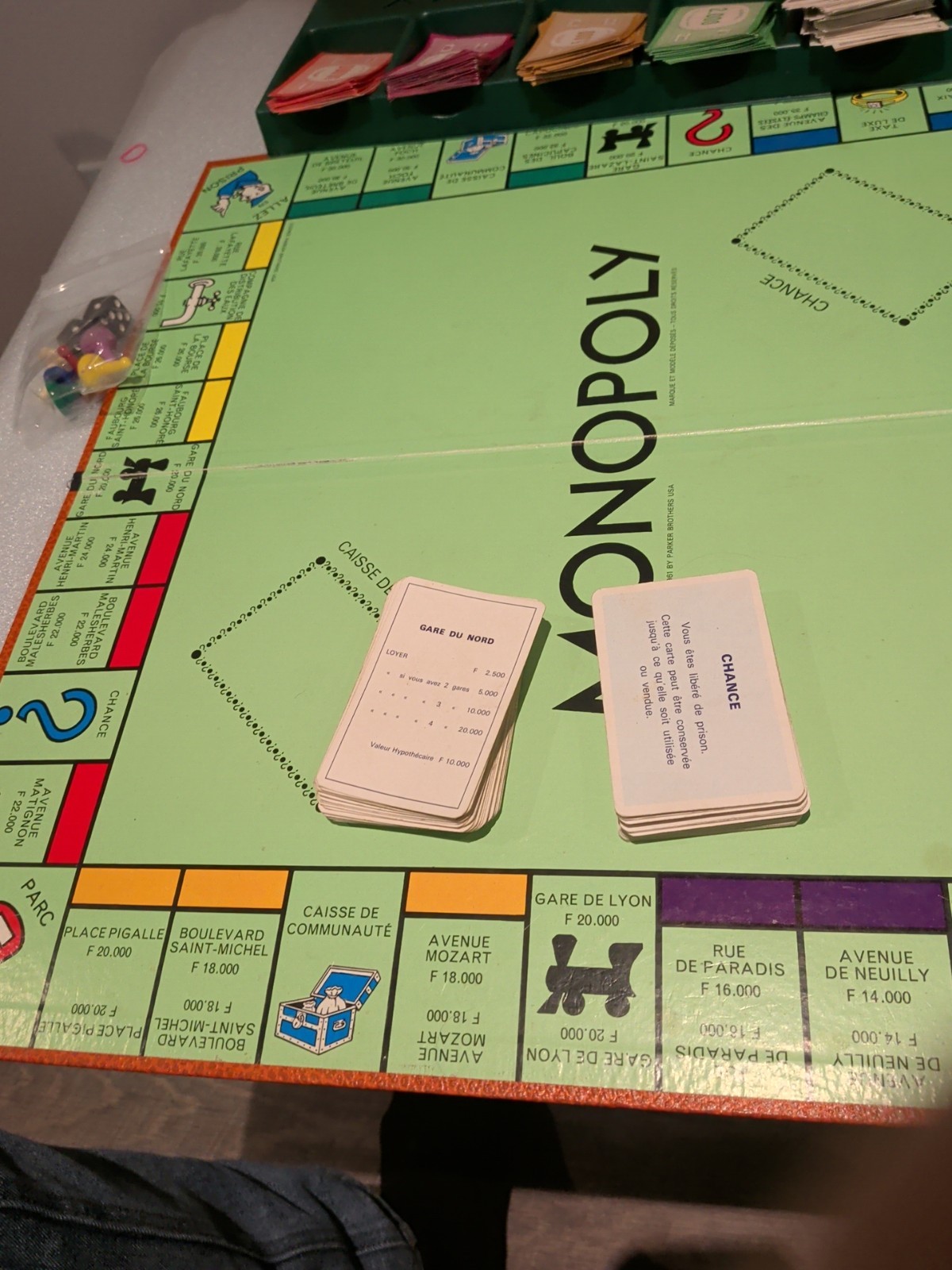 Vintage Monopoly MIRO French Edition Complete Luxury Orange Box 1970s Board Game