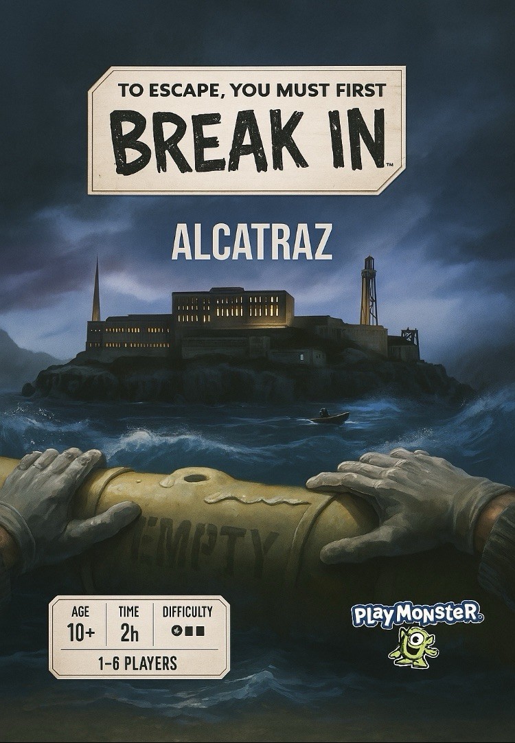 New – PlayMonster Break In – Alcatraz – Ages 10+ | 1-6 players