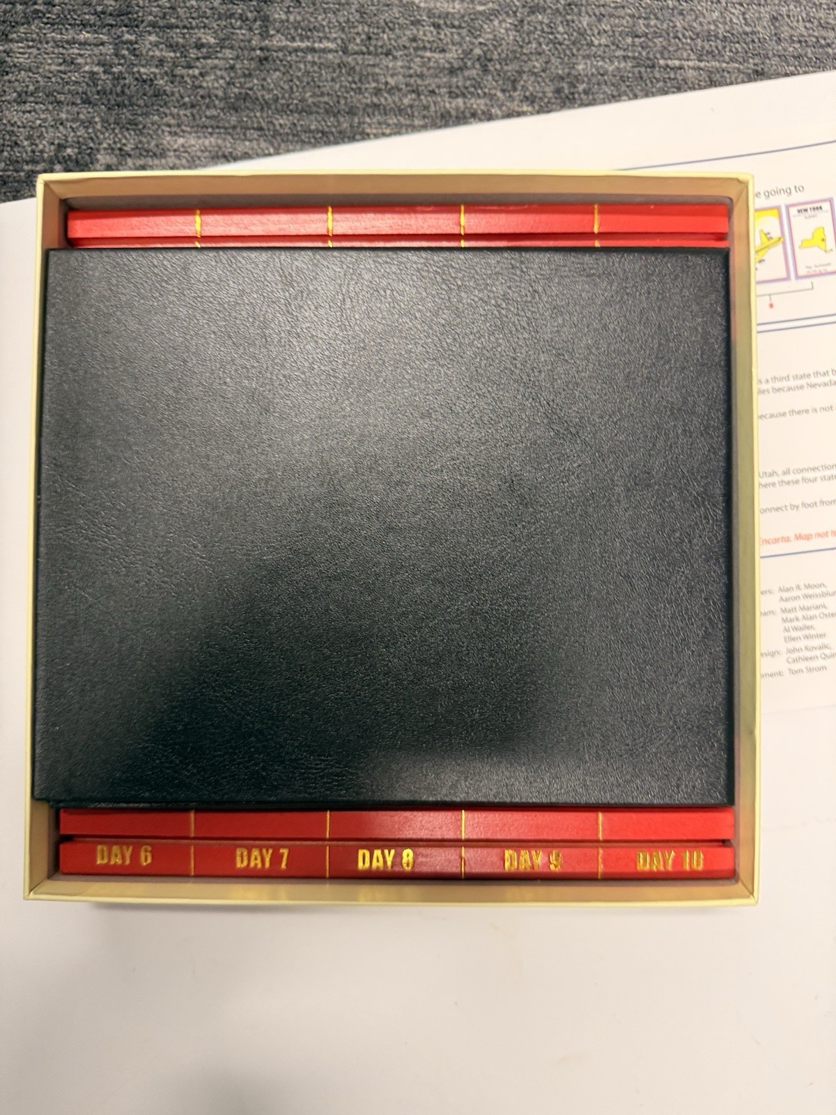 10 Days In The USA Board Game Out Of The Box Publishing 2003 Complete