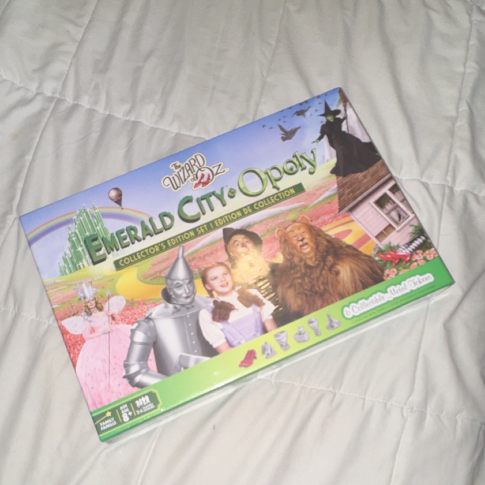 MasterPieces Emerald City Opoly Collector’s Edition Board Game 6 Metal Tokens