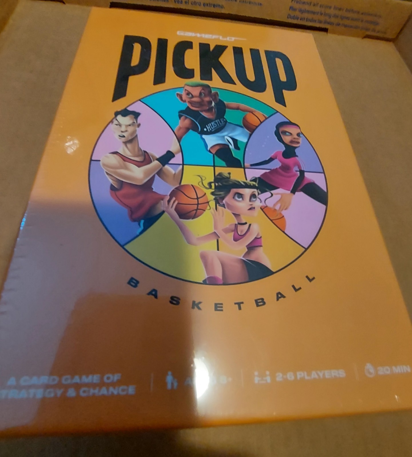 Gameflo Pickup Basketball Card Game of strategy & change Party Ed. New & Sealed