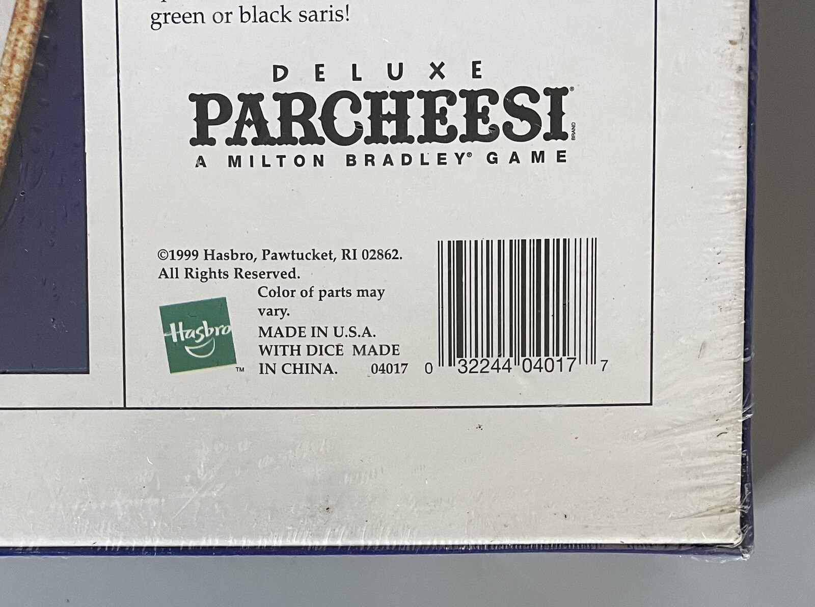 Vintage 1999 Deluxe Parcheesi Board Game — New Factory Sealed — Milton Bradley