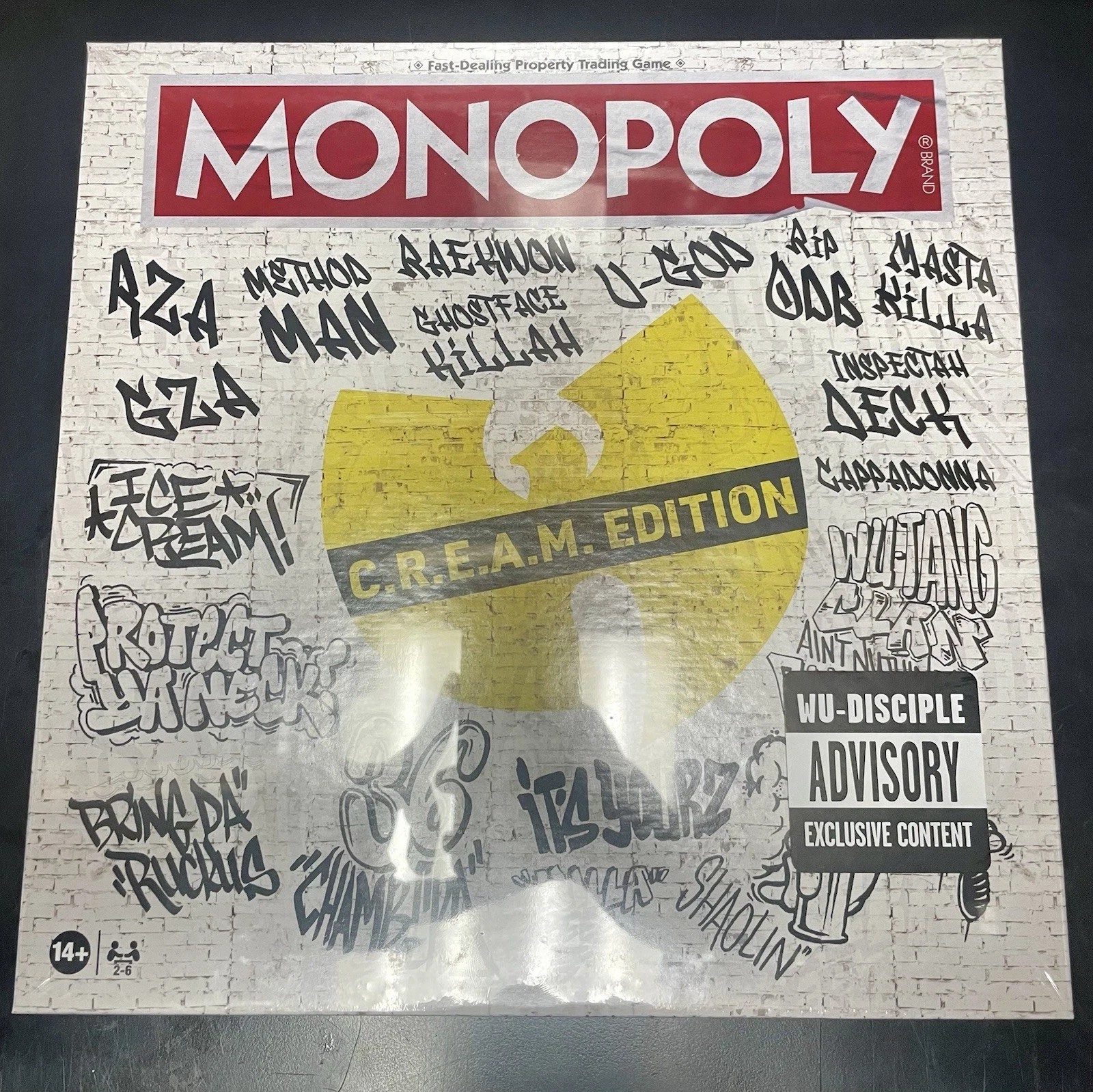 Sealed LIMITED EDITION Wu Tang Clan Official Monopoly Board Game RARE NEW 2025