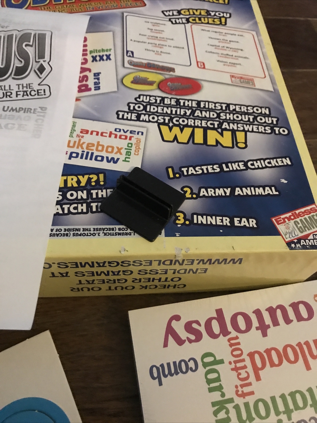 Complete Preowned 2013 Oddly Obvious! Party Card Game By Endless Games