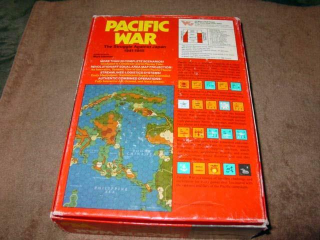 VG Victory Games – PACIFIC WAR – Struggle Against Japan 1941 – 1945 (Excellent)