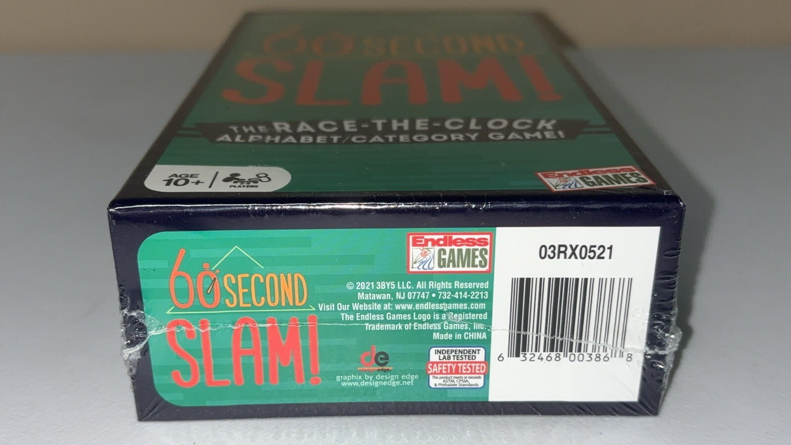 60-Second Slam Card Game by Endless Games New Sealed