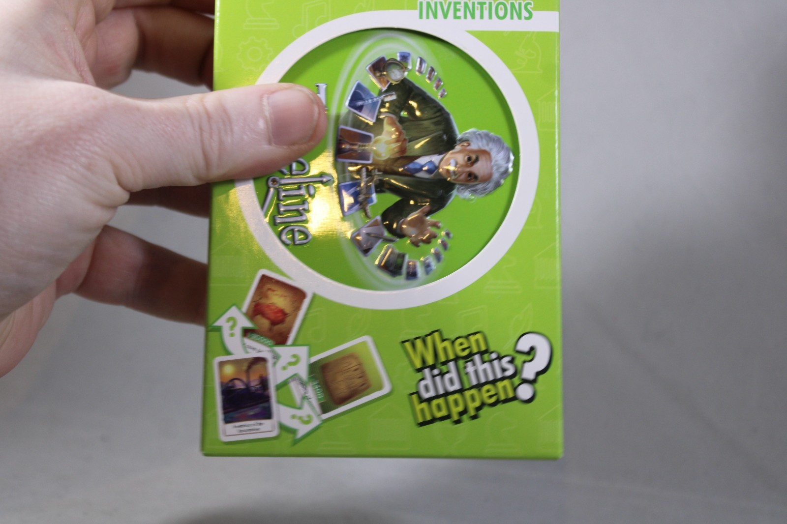 Timeline Inventions Card Game Zygomatic Asmodee Frederic Henry Round Tin NEW