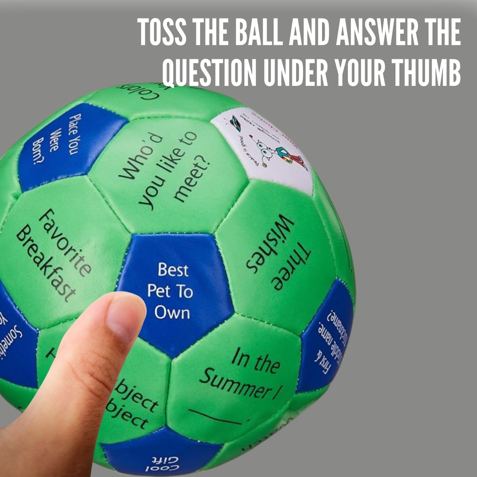 Thumball Who Are You 4 Inch Kids Social Conversation Skill Development Ball