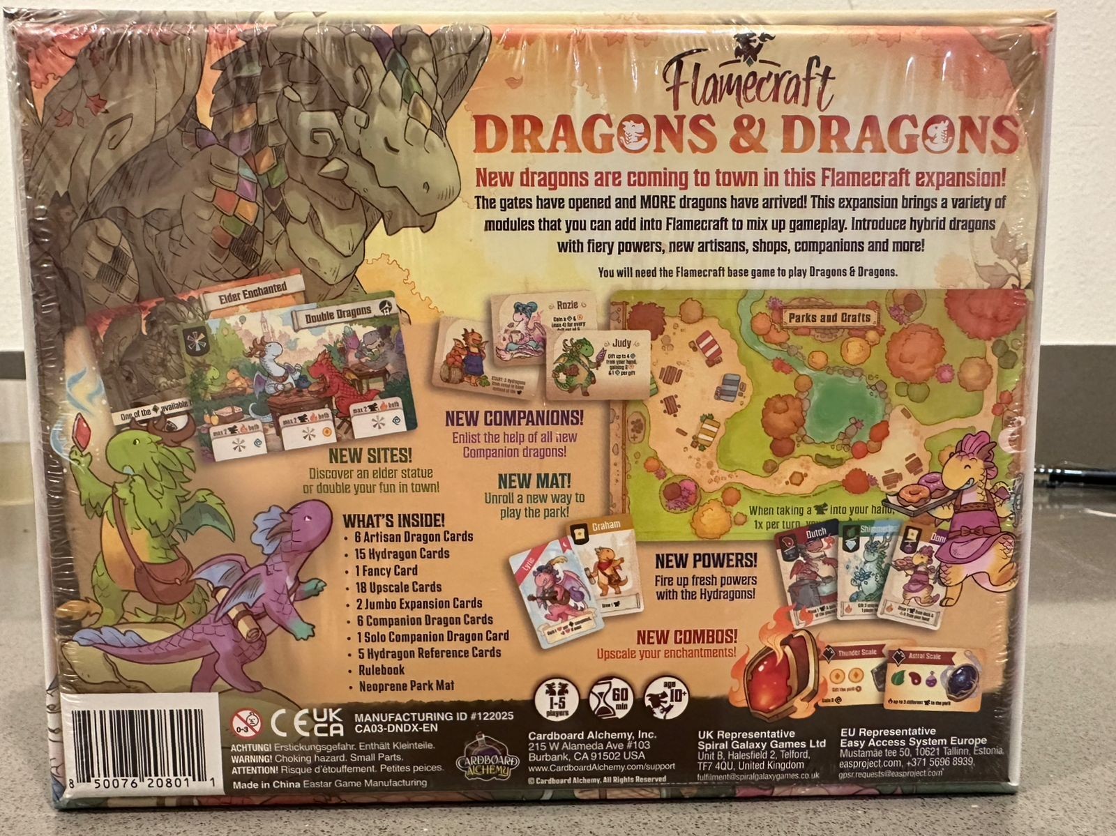 Flamecraft Dragons & Dragons Expansion for Flamecraft BRAND NEW SEALED