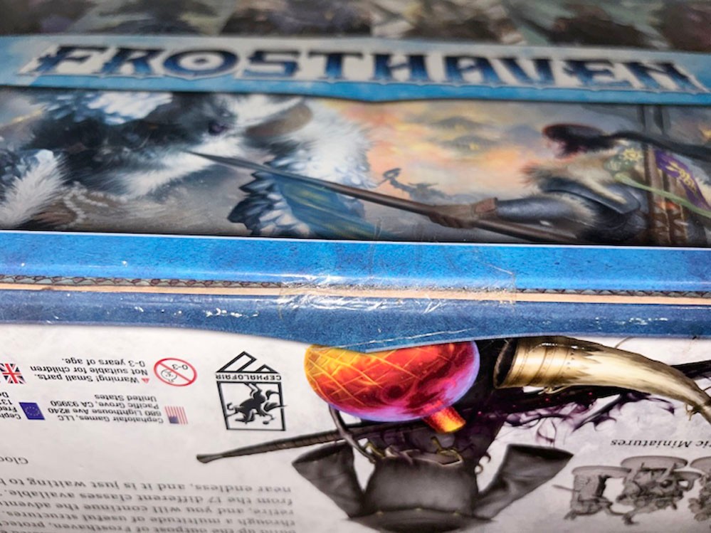 2024 Cephalofair Games Frosthaven Kickstarter RPG Board Game NIB.Light Box Wear!