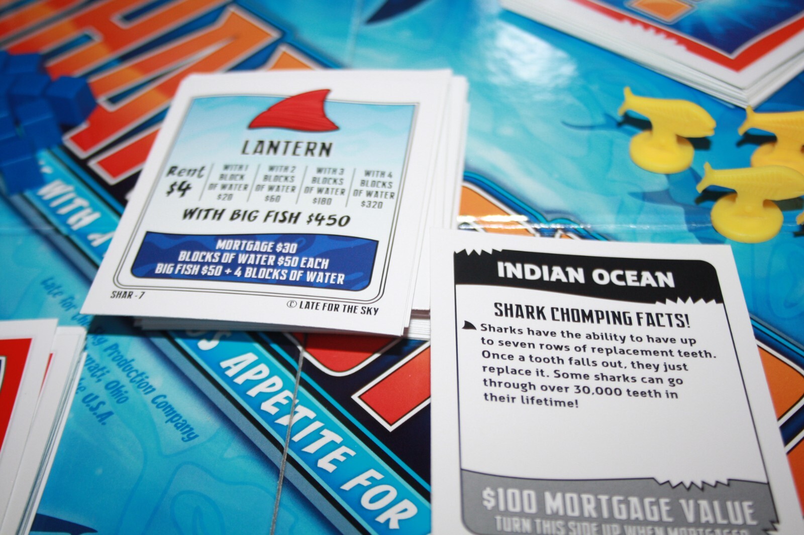 Sharkopoly Board Game with a Ferocious Appetite for Fun! – Late for the Sky 2019