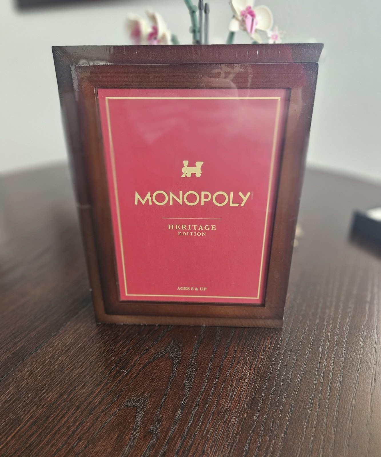 MONOPOLY Heritage Edition WS Game Company Wood Bookshelf Board Game Complete