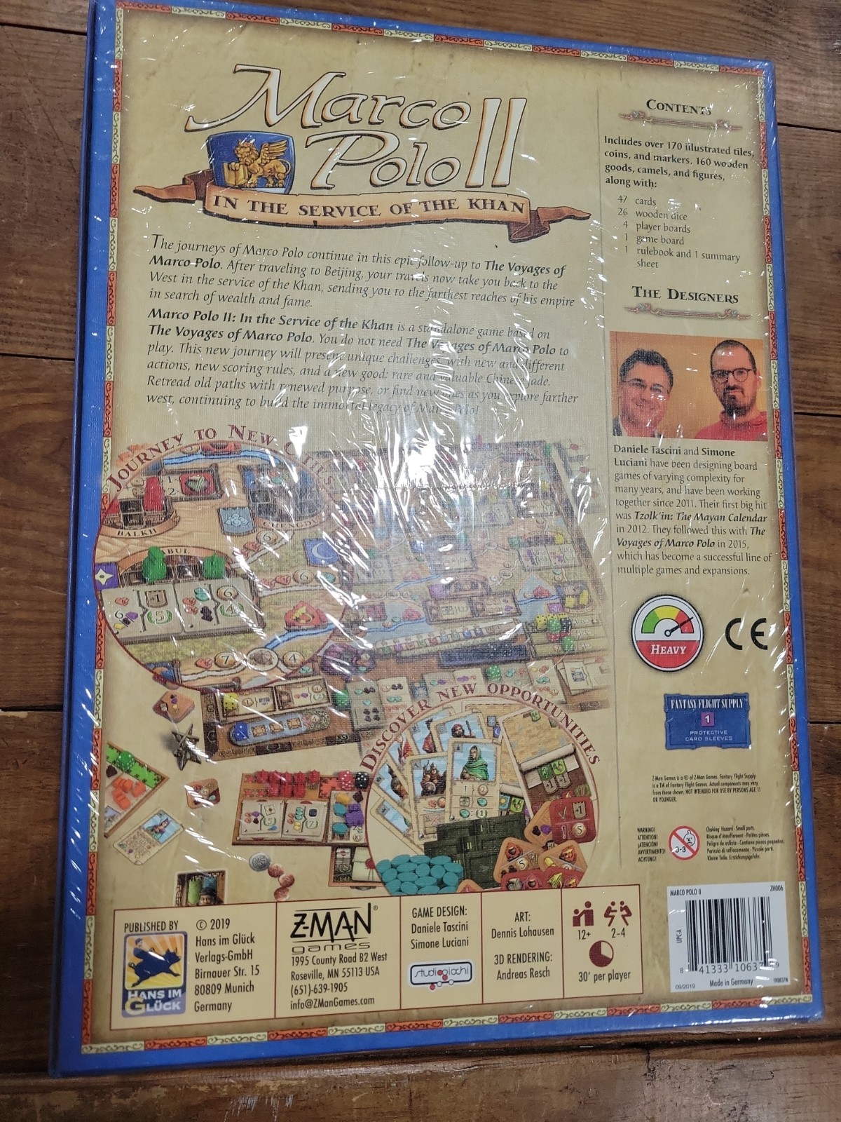 NEW SEALED Marco Polo II: In the Service of the Khan board game FREE SHIPPING