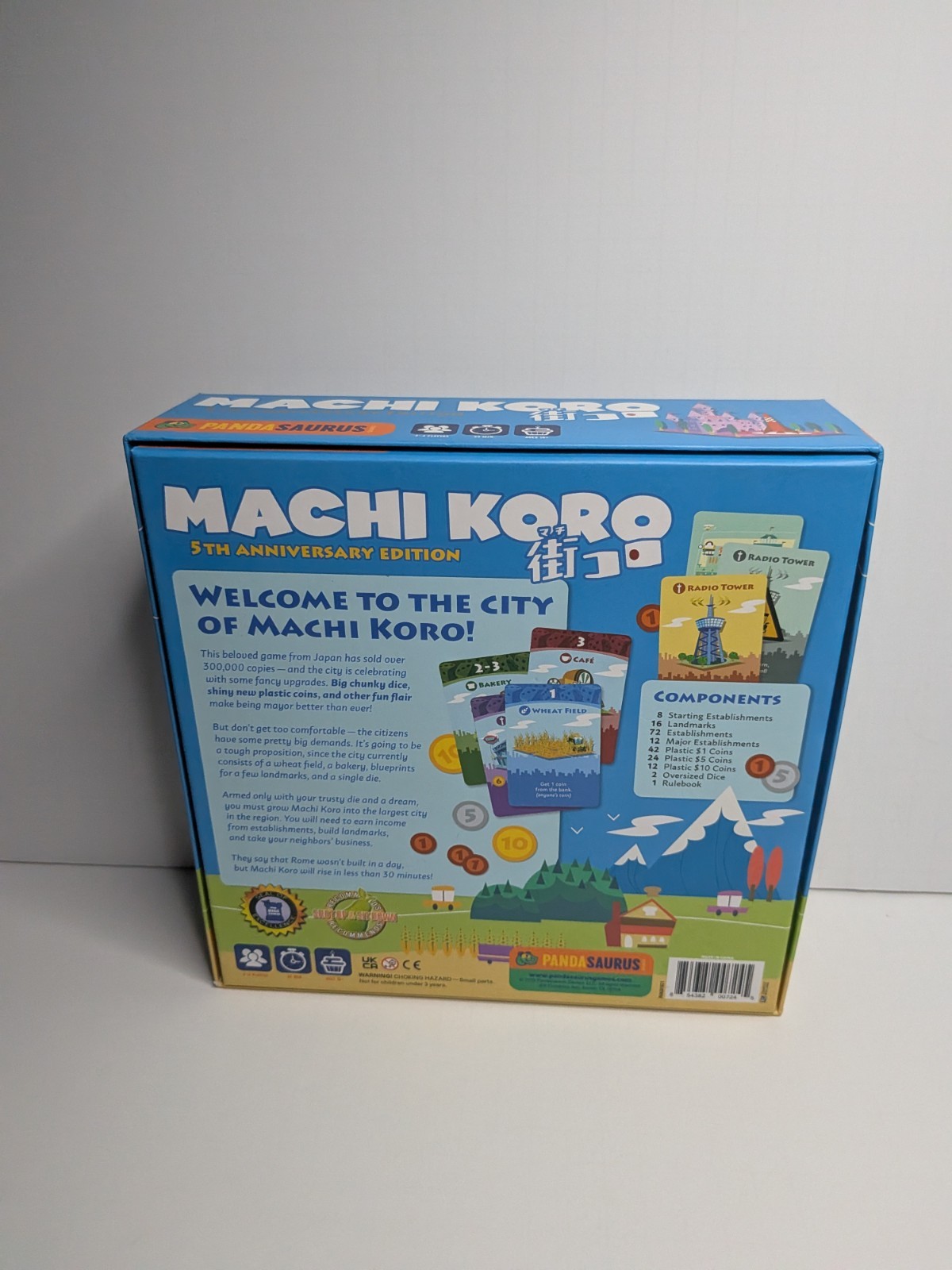 Machi Koro Card Game 5th Anniversary Edition Pandasaurus Games